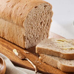 Brown Bread healthy whole wheat soft loaf slices