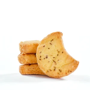 Butter Chand Cookies crispy buttery moon shaped biscuits