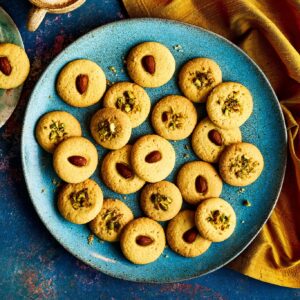 Elaichi Nankhatai Cookies buttery crumbly cardamom biscuits