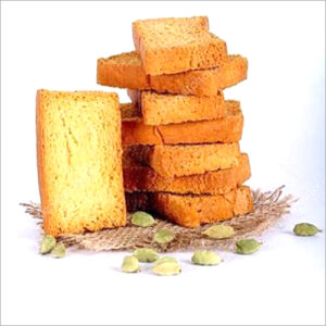 Elaichi Rusk crispy cardamom flavored tea-time toast biscuit