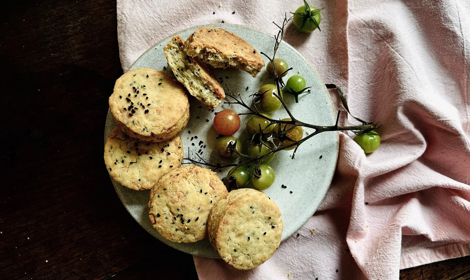 Kalonji Namkeen Cookies crispy nigella seed savory biscuits