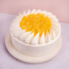 Milky Pineapple Cake creamy milk cake with pineapple topping