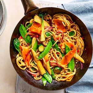 Mixed noodles with assorted vegetables Indo Chinese mixed veg noodles Hakka mixed noodles stir fry Street style mixed noodles