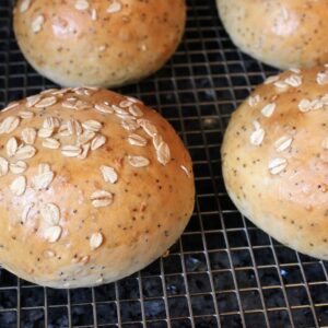 Special Multigrain Bun soft seeded bun with oats and grains