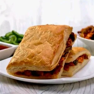 Crispy Mutter Paneer Patties stuffed with paneer and green peas filling