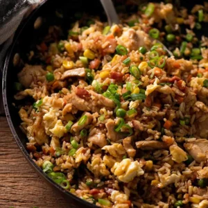 Special fried rice with paneer and vegetables Loaded veg fried rice restaurant style Indo Chinese special fried rice dish Street style special fried rice