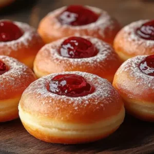 Strawberry Donut pink glazed soft fluffy donut