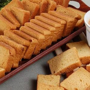 Special Tilli Rusk crispy sesame flavored tea-time toast biscuit