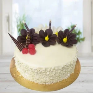 White Choco Chip Cake creamy white cake with chocolate chips