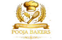 footer logo , pooja bakers